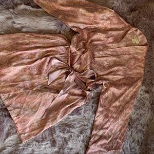 Lavender paisley print Jones New York robe